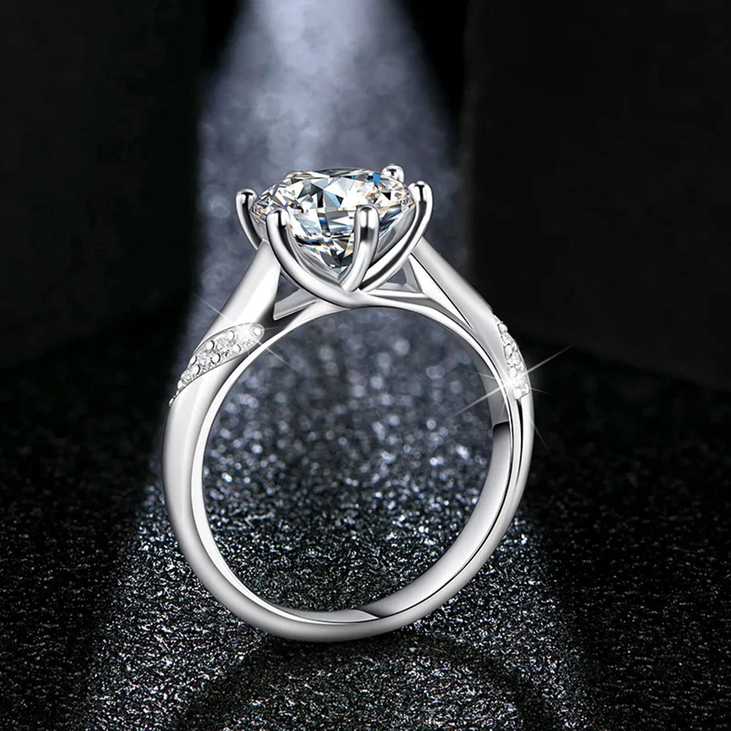 Radiance Classic Moissanite Ring